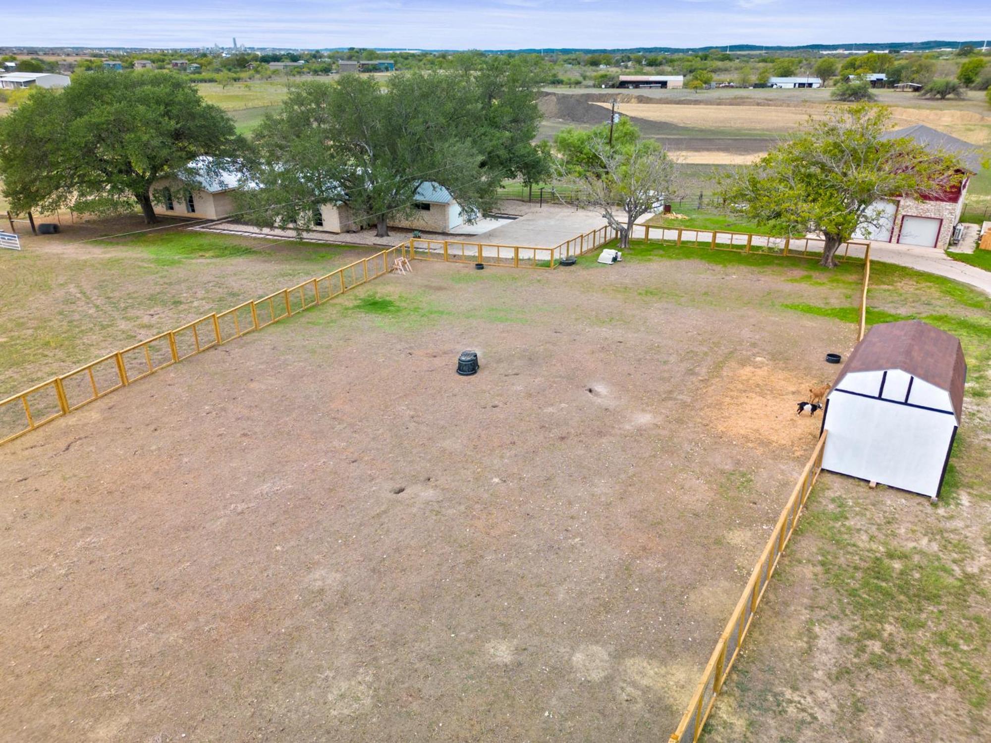 Farm Retreat With Jacuzzi, Fire Pit, Mini Goats, Mini Ponies And Mini Cows Villa San Marcos Bilik gambar